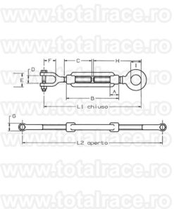 Alternative view of Intinzator cablu Art.202 Ochi-Furca M 20