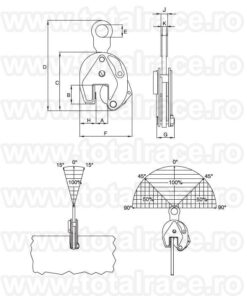 cleste cu ochi fix pentru tabla ip10, 0.5t, 0 16 mm