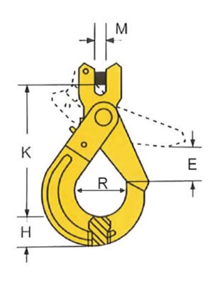 carlig clevis autoblocare 103 7/8 mm 2 tone (copie)