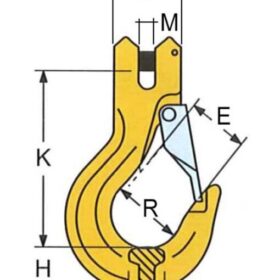 carlig cu siguranta clevis serie salkh 1.12t