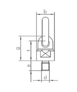 inel flexibil rotativ ns8kl grad 80, m12